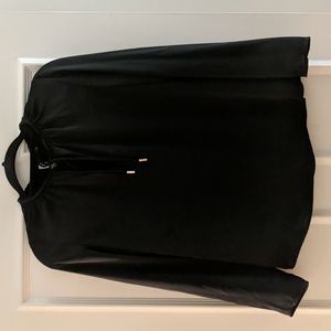 Mango top, EUR XS, US 2, BLACK